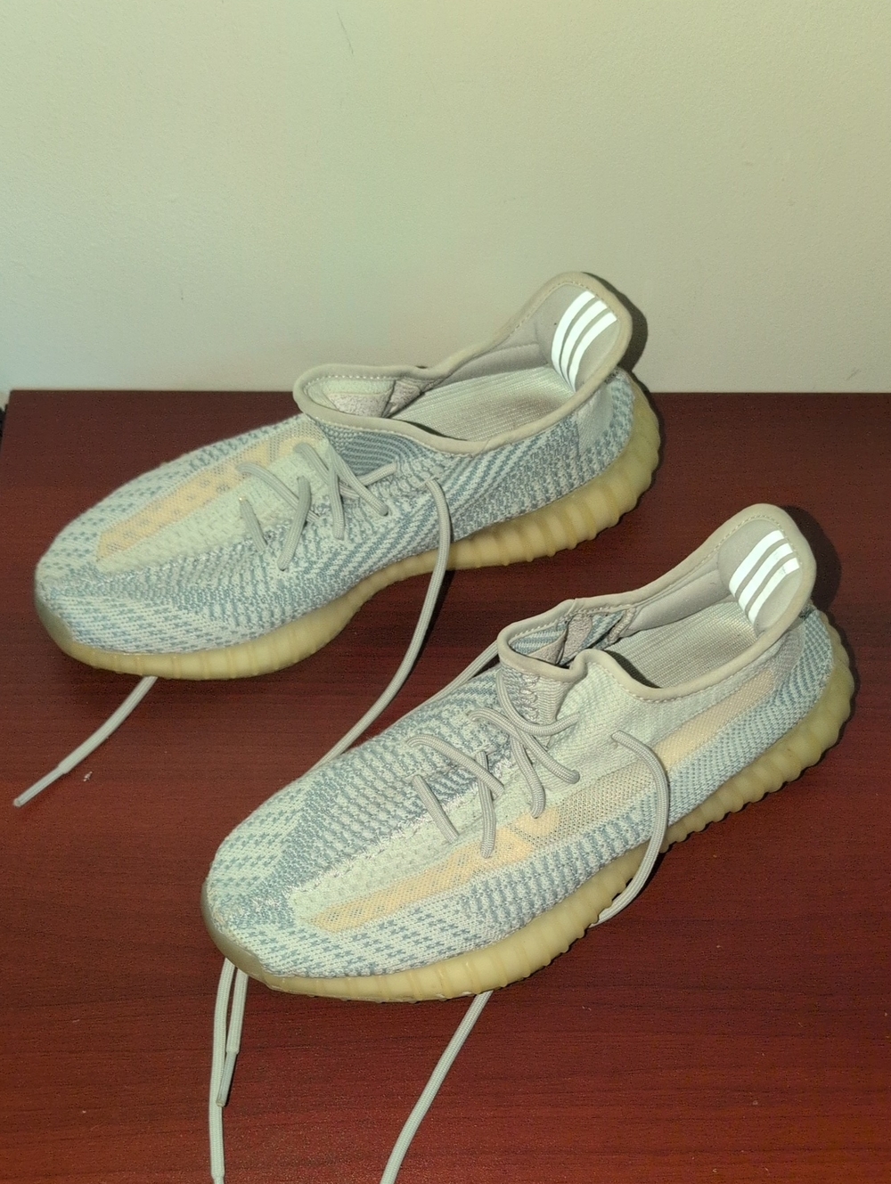 Yeezy Boost 350 V2 Light Gray with Cream Stripe